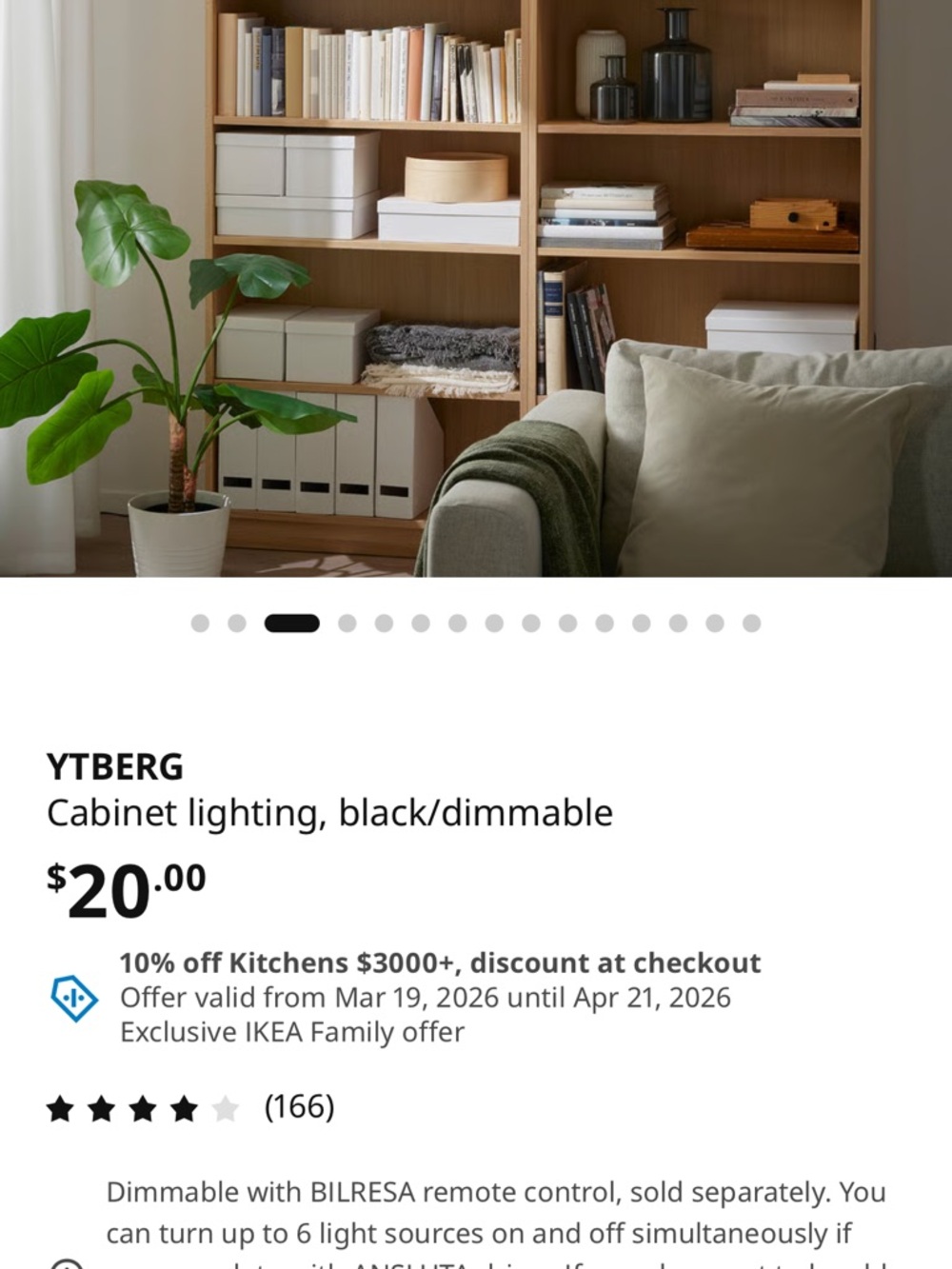 IKEA YTBERG Light